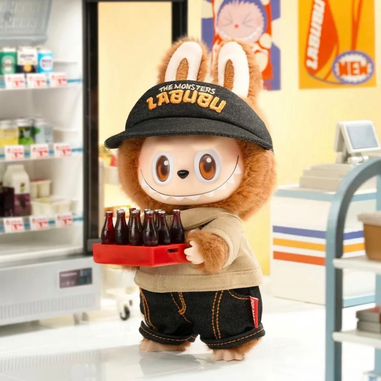 Pop Mart China Exclusive Wacky Mart Series Vinyl Plush Bister Pack Manager