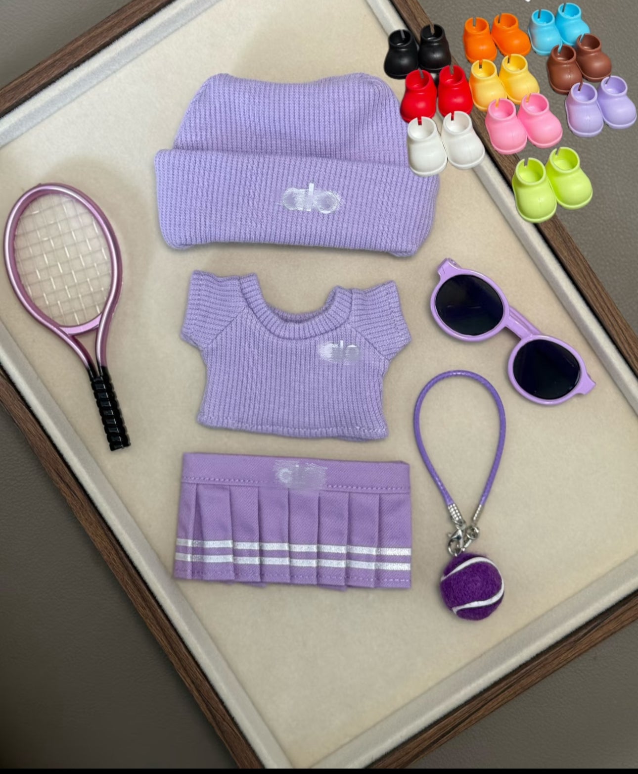 Labubu The Monsters Designer Tennis Outfit 7-piece