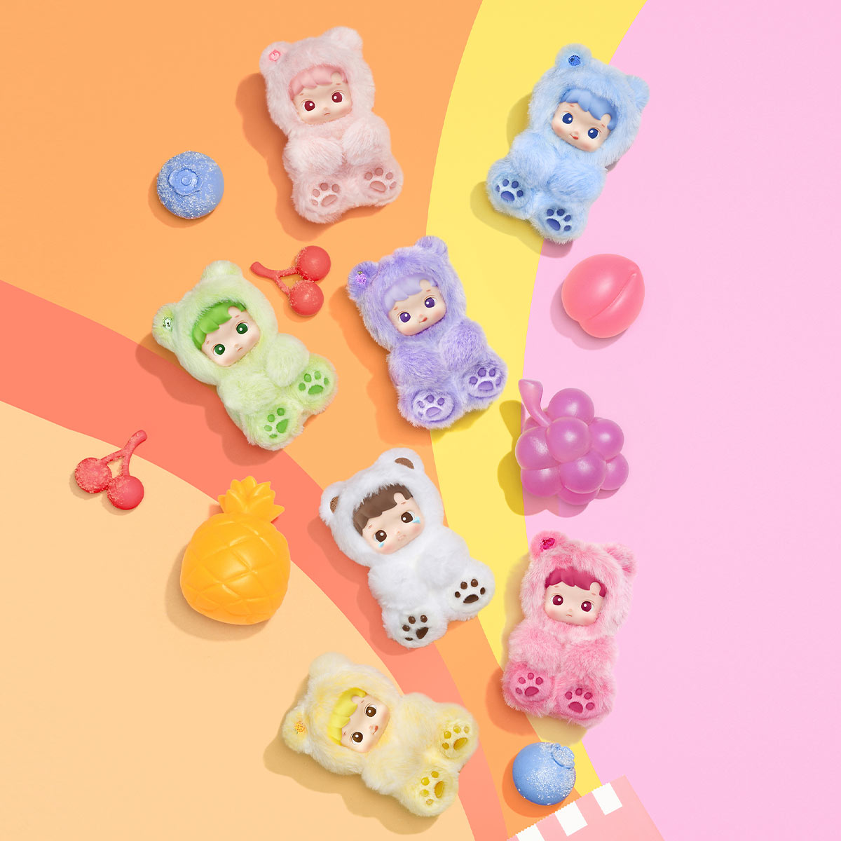 HACIPUPU Gummy Bear Series - Vinyl Plush Pendant