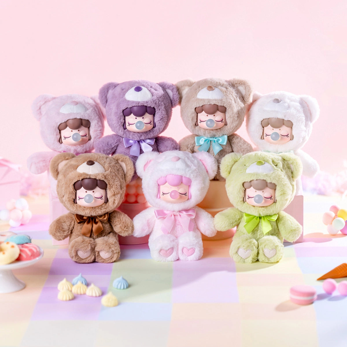 Rolife Surprise Plush Dolls NANCI Colorful Chocolate Cutie Bears