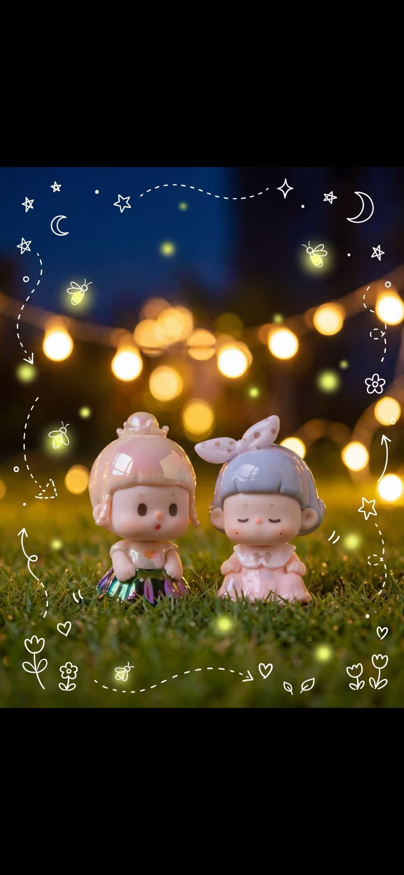 Buer Little Princess Pop Bean Blind Box Series | Confirmed Figure | Dream And Brush