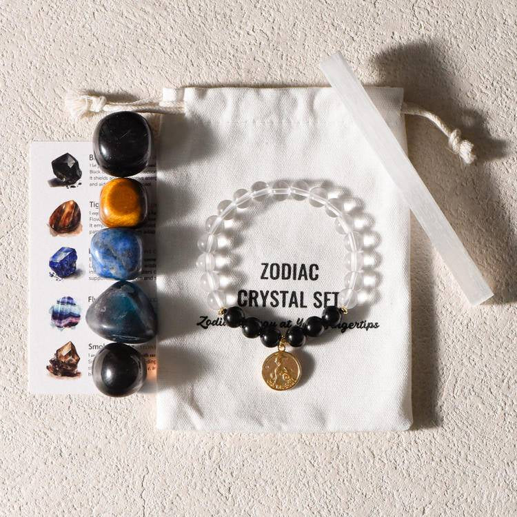 Zodiac Bracelet Gift Box - Dream And Brush Crystals