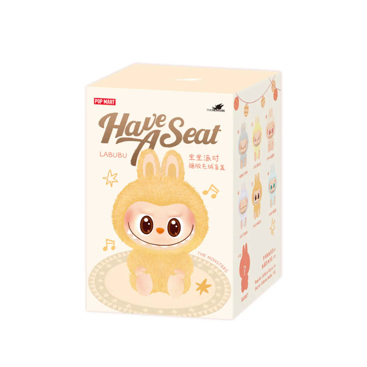 Pop Mart Labubu The Monsters Have A Seat Vinyl Plush Blind Boxes Full Set Brand New Sealed Chance for a secret figure!