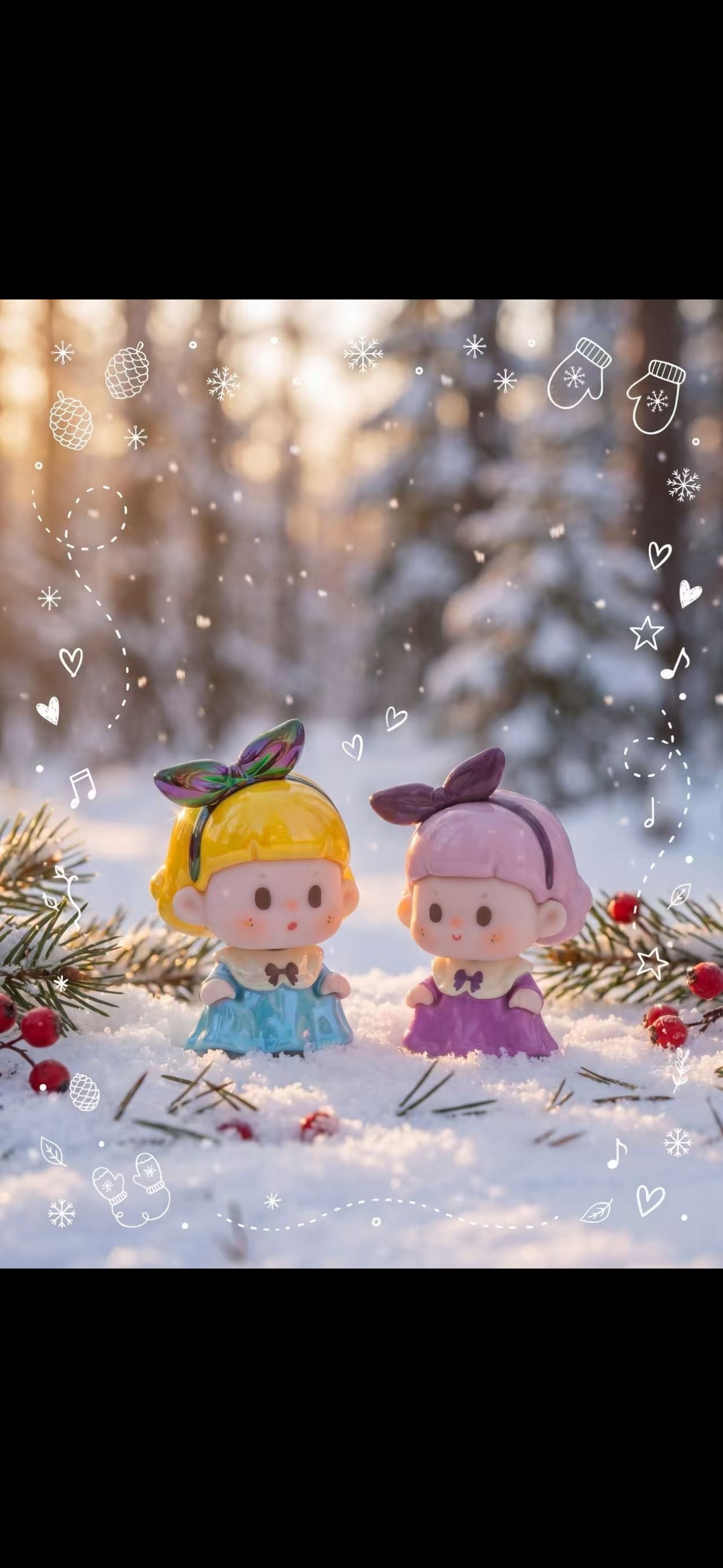 Buer Little Princess Pop Bean Blind Box Series | Confirmed Figure | Dream And Brush
