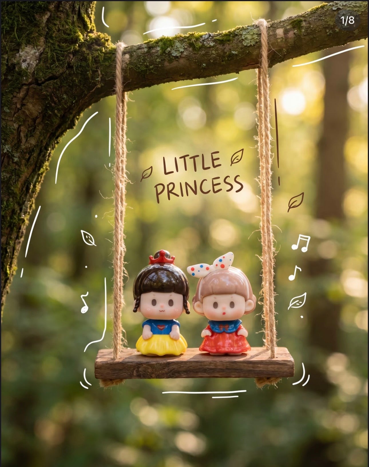 Buer Little Princess Pop Bean Blind Box Series | Confirmed Figure | Dream And Brush