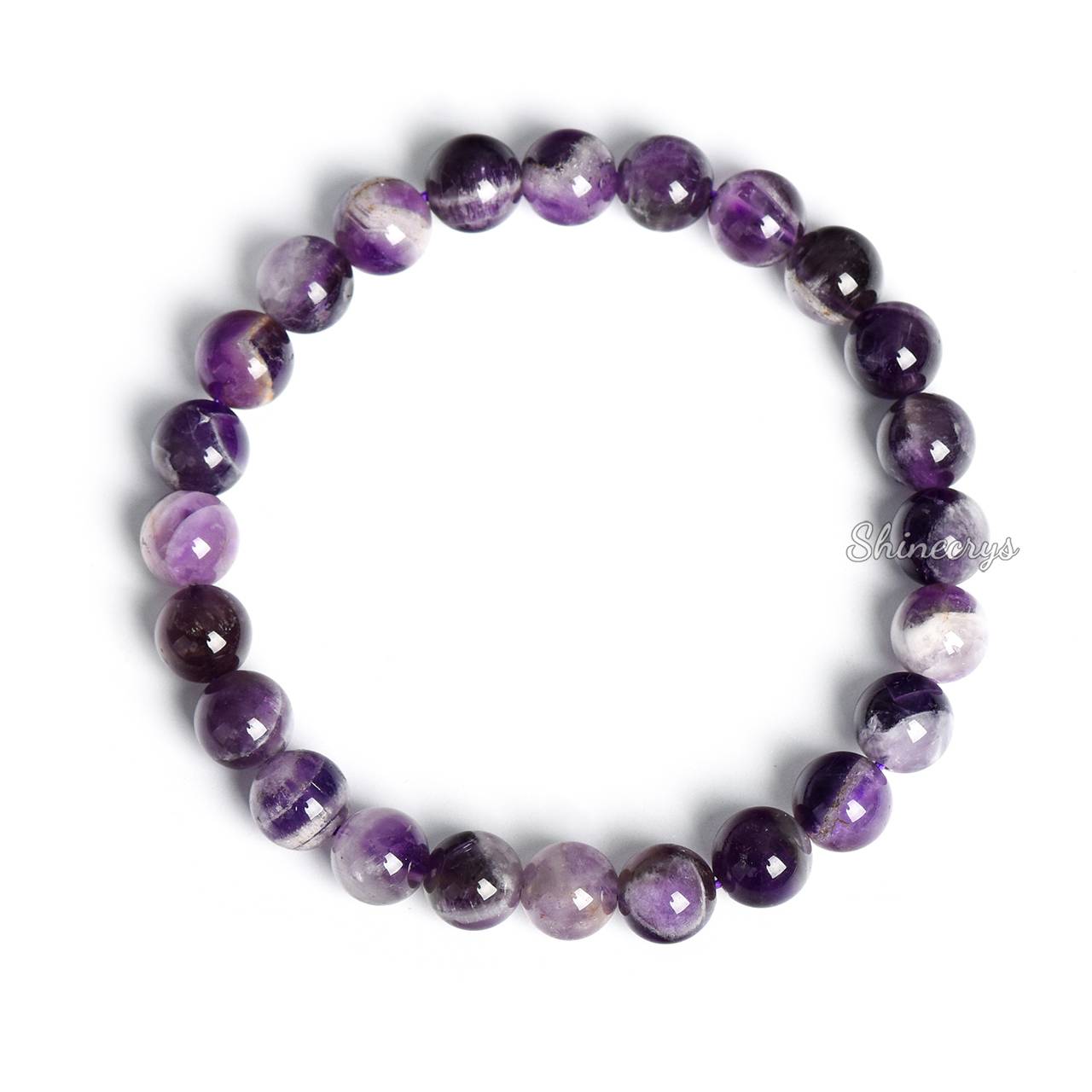 Dreamy Amethyst Bracelet - Dream And Brush Crystals