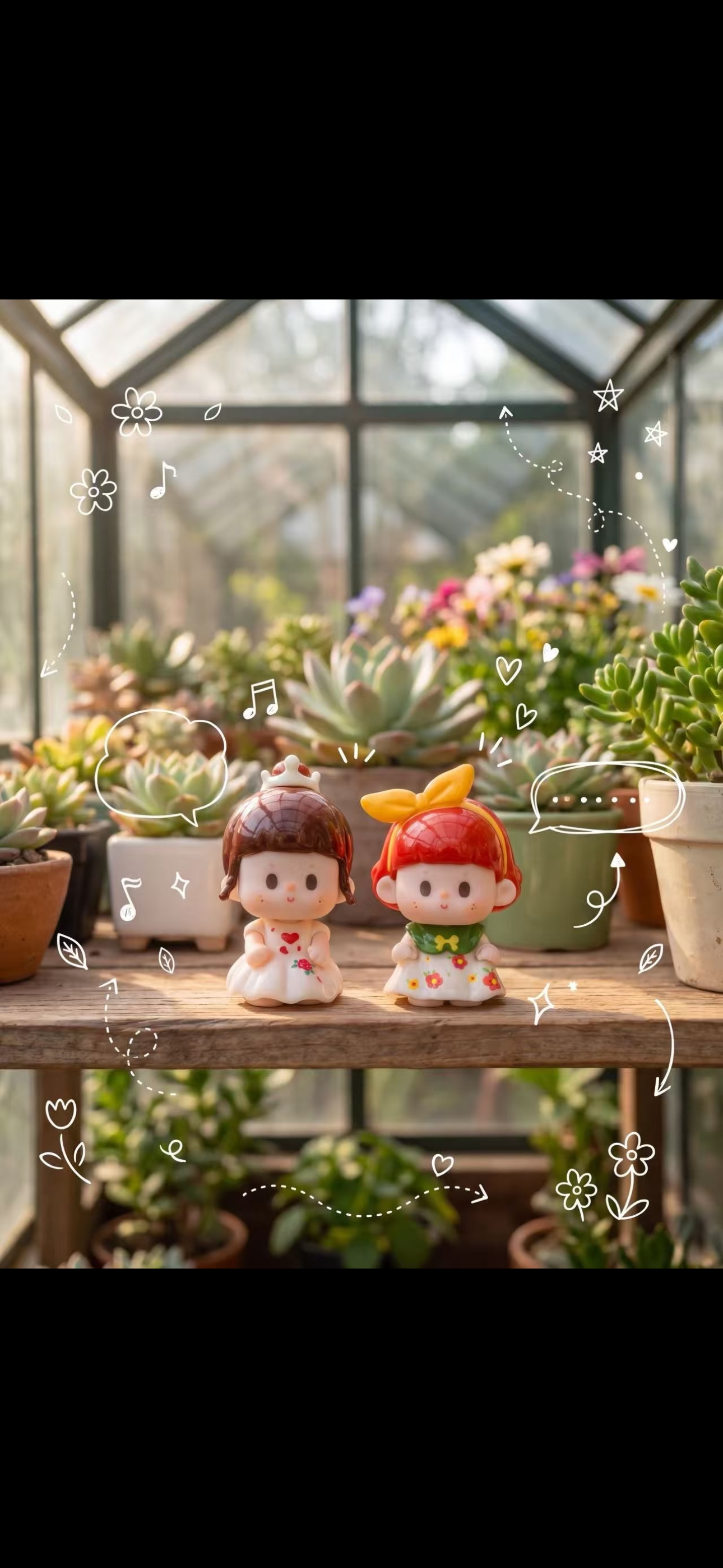 Buer Little Princess Pop Bean Blind Box Series | Confirmed Figure | Dream And Brush
