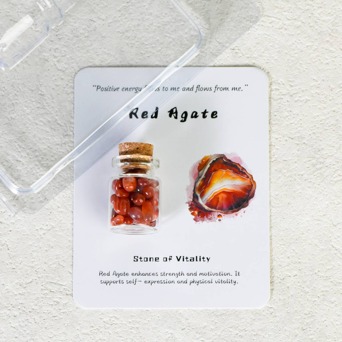 Portable Magical Crystal Wishing Bottle with cards - Dream And Brush Crystals