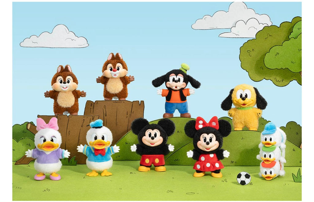 Pop Mart Mickey Family Cute Together Keychain Blind Box