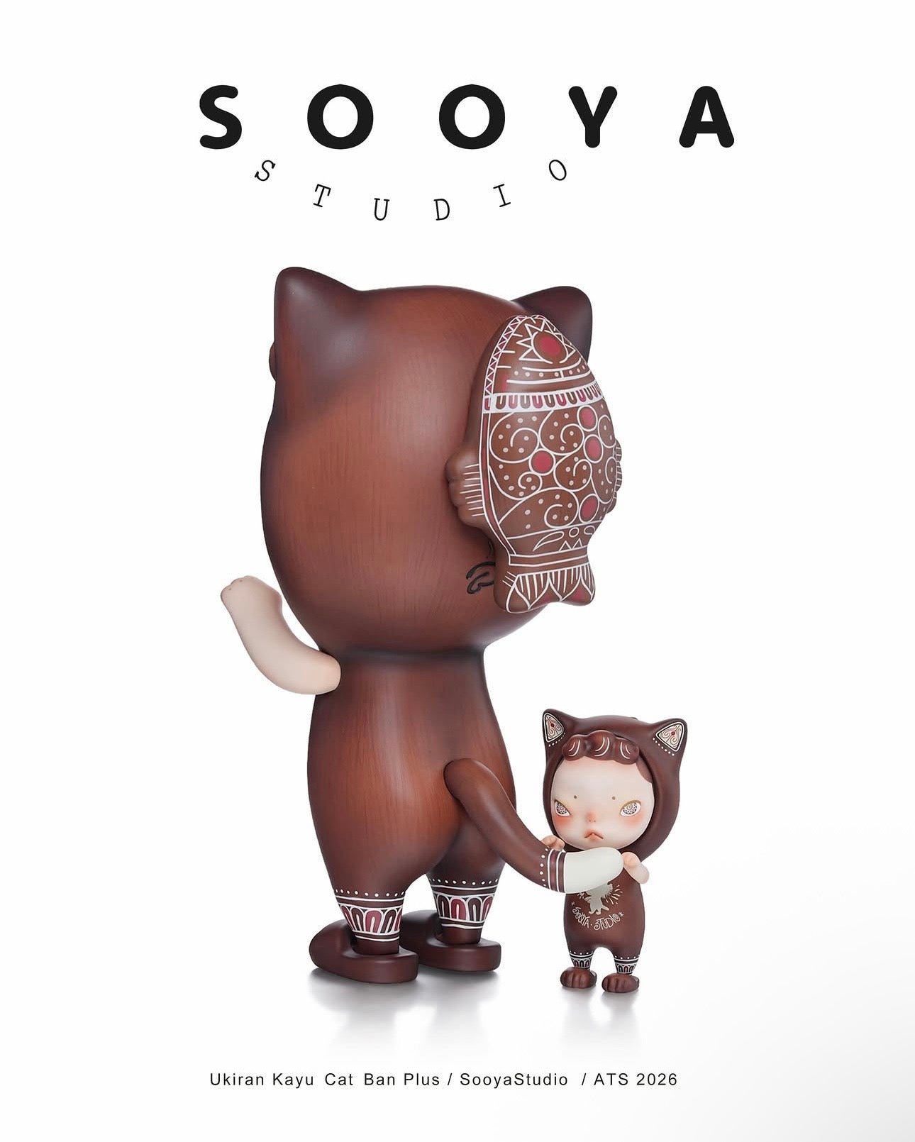 Sooya Ukiran Kayu Cat Ban (Small size)