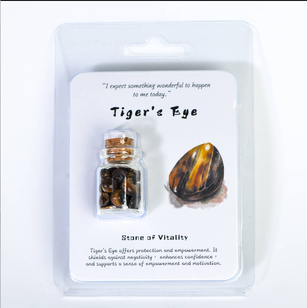 Portable Magical Crystal Wishing Bottle with cards - Dream And Brush Crystals