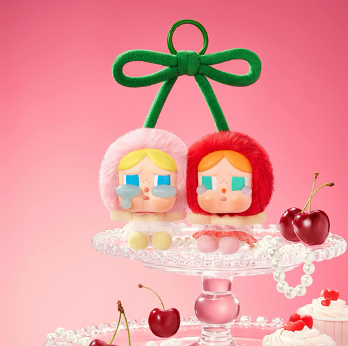 CRYBABY Crying For Love Series-Vinyl Plush Hanging Card (Love You Cherry Much) Pop Mart