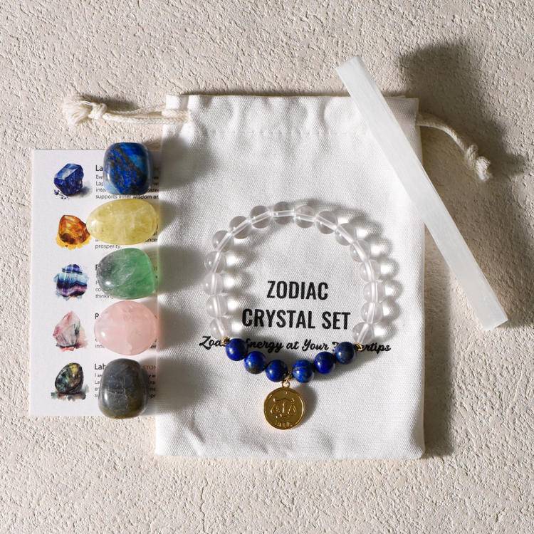 Zodiac Bracelet Gift Box - Dream And Brush Crystals