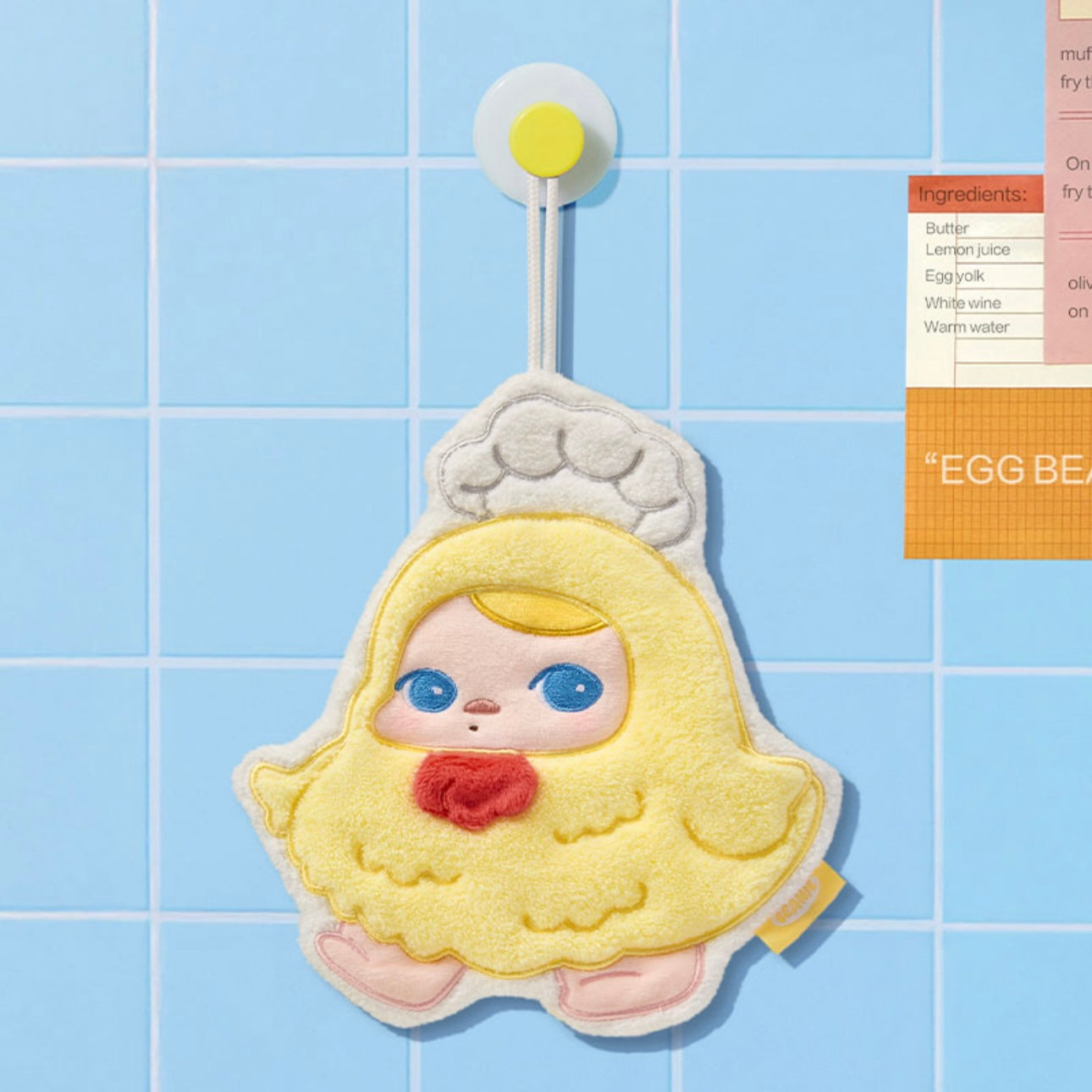 Pop Mart Pucky Egg Beanie Hand Towels Full Case