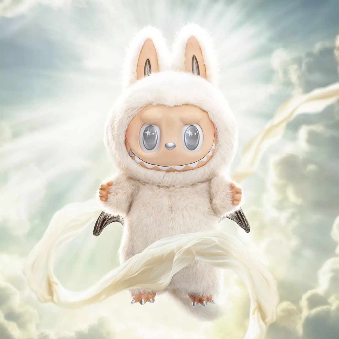 THE MONSTERS - Zimomo ANGEL IN CLOUDS Vinyl Face Doll Labubu