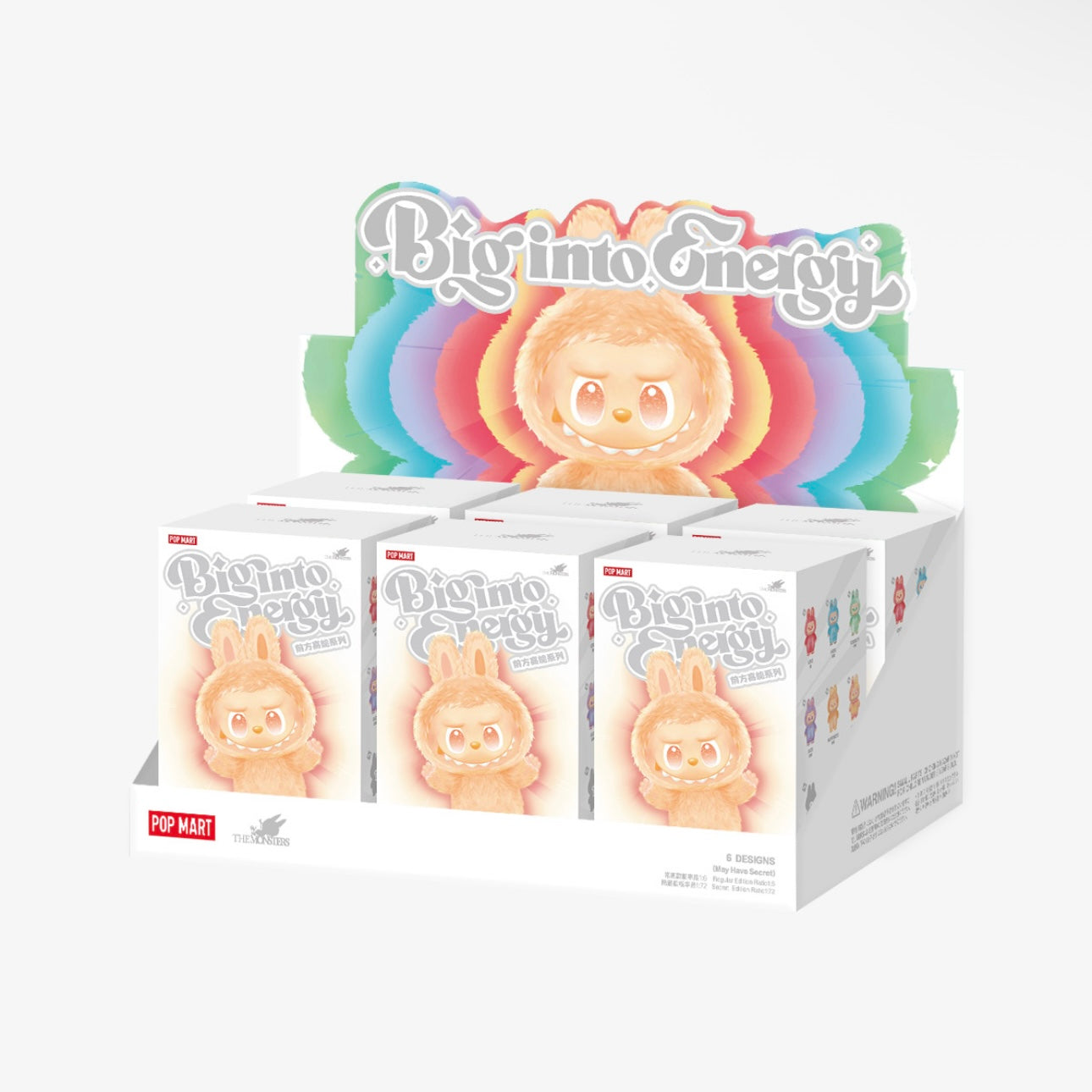 Pop Mart Big Into Energy The Monsters Labubu V3 blind/confirmed boxes