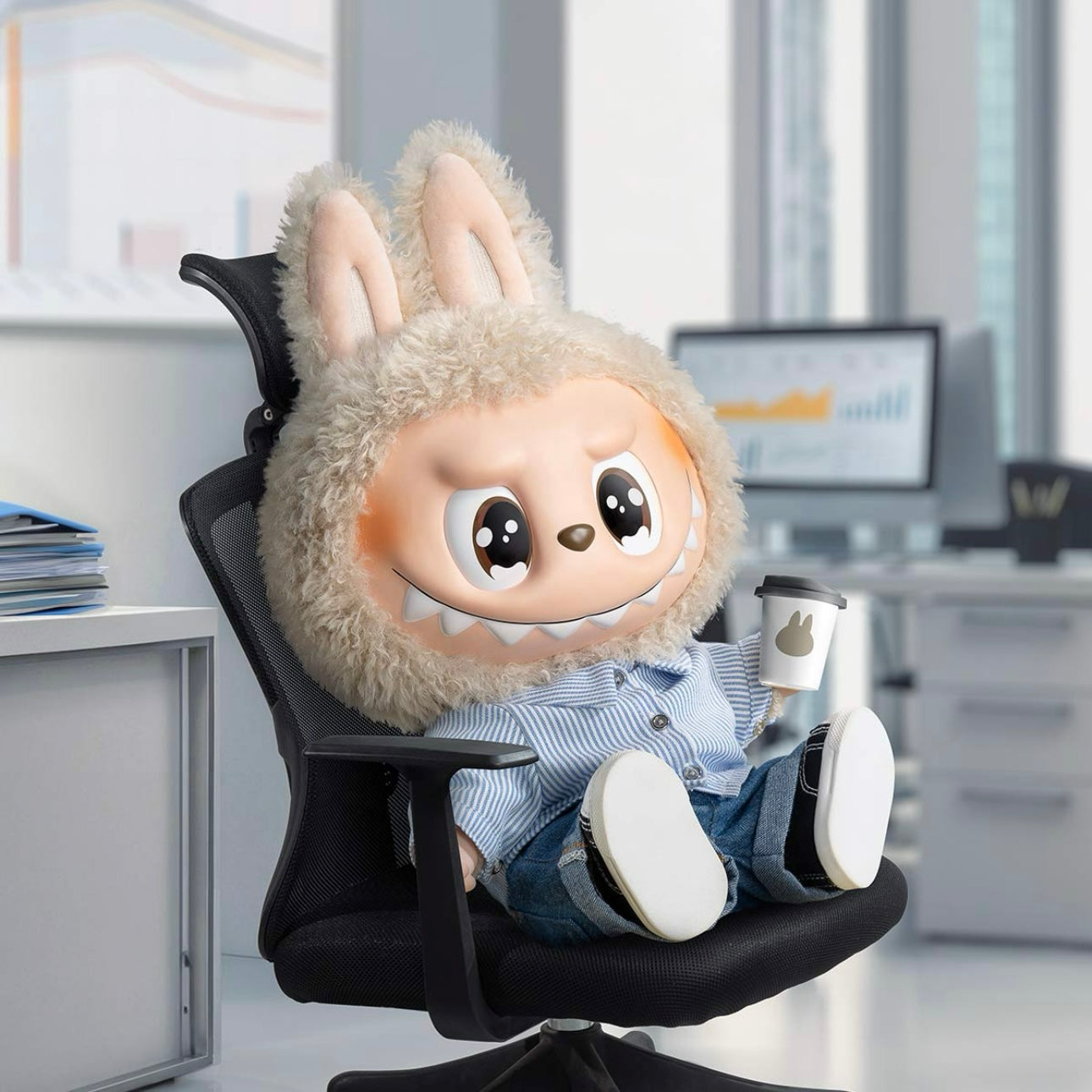 Pop Mart The Monsters Labubu Flip With Me Plush Doll