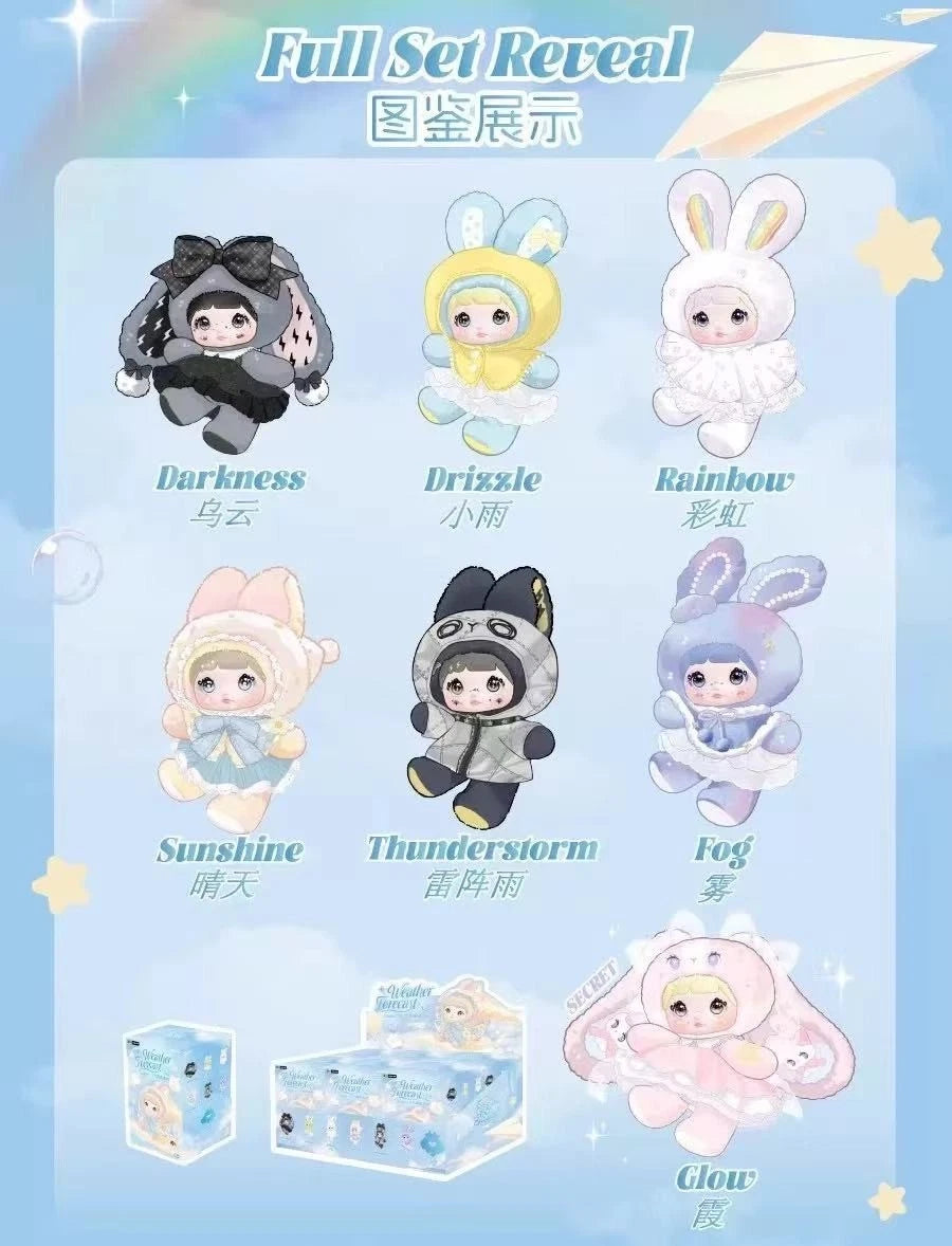 Nommi Weather Forecast Series Plush Pendant Toy Confirmed Blind Box Figure Gift