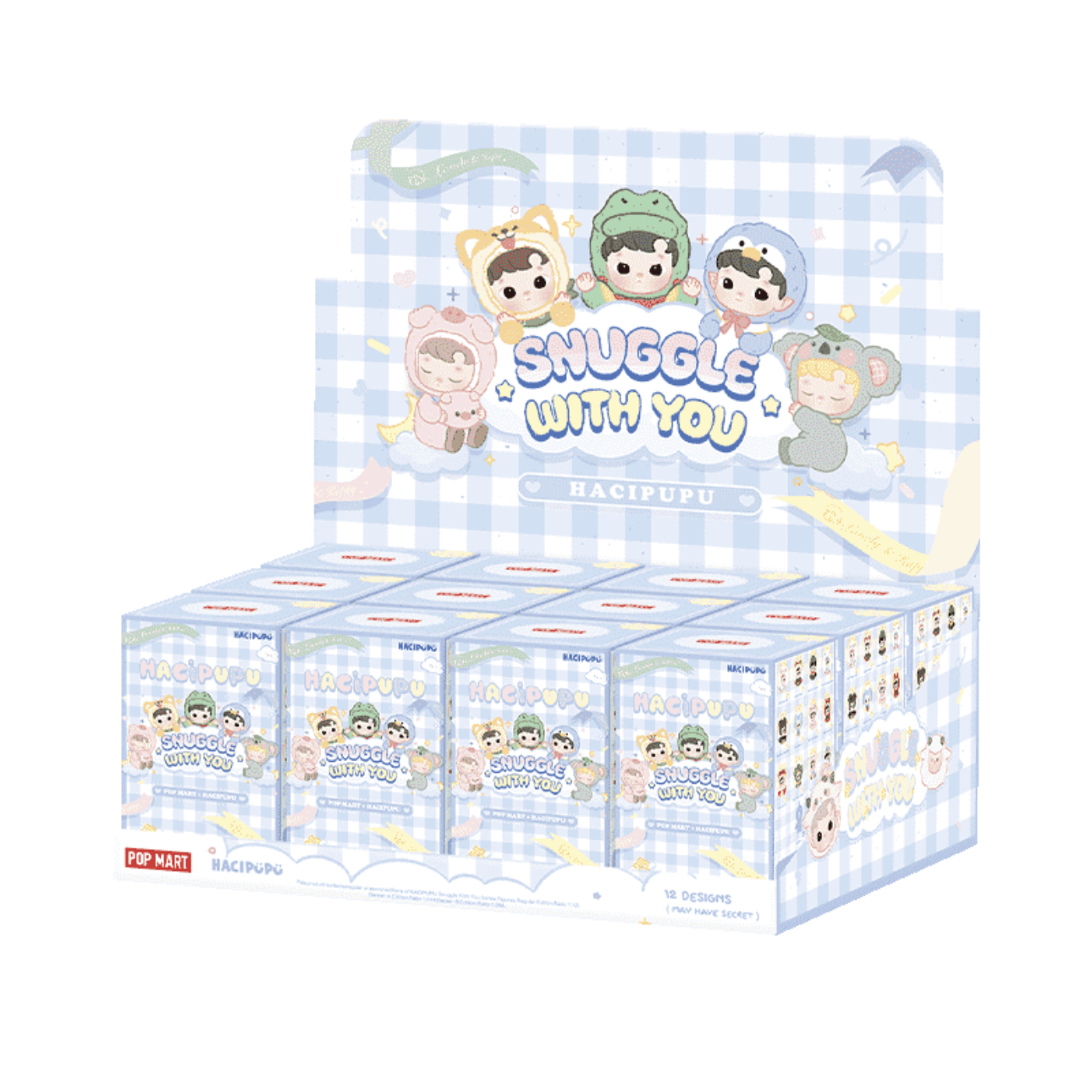 Pop Mart HACIPUPU Snuggle With You Series Blind Box Full Set Sealed (12 figures)