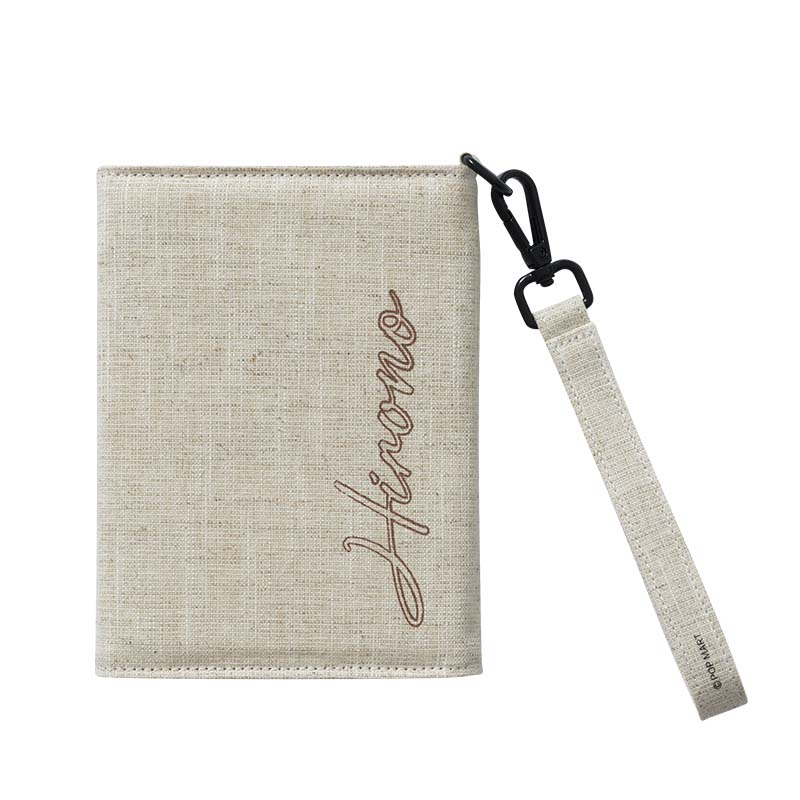 POP MART Hirono Mist Walker Fabric Passport Holder Photo Sleeve Case