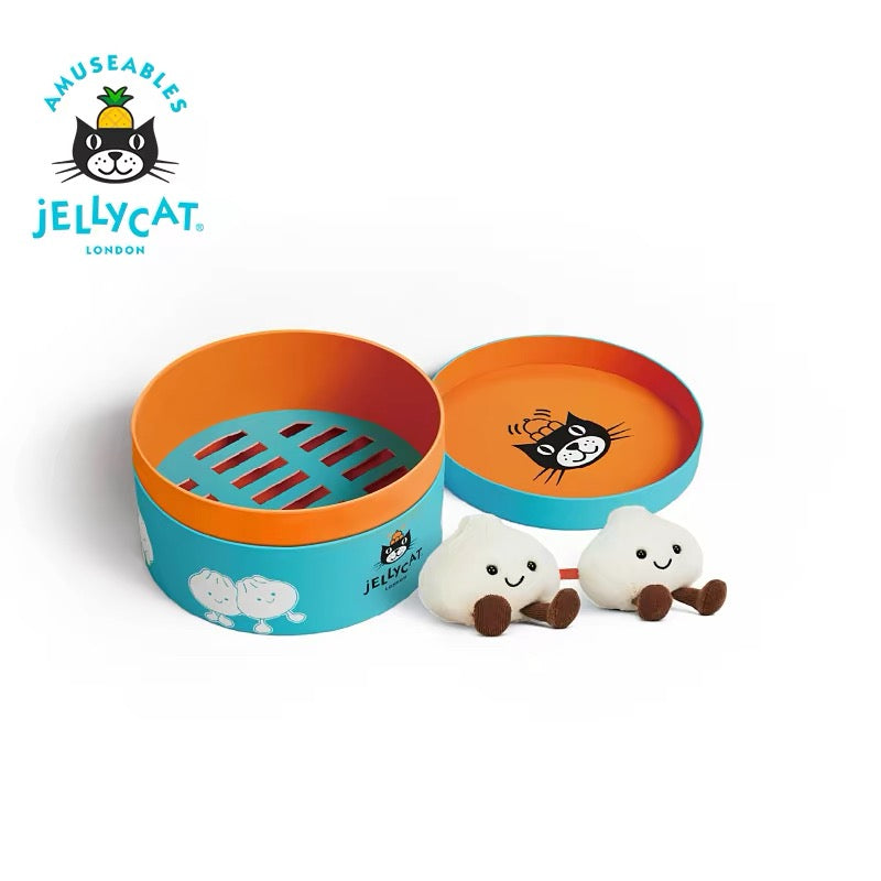 Jellycat Dumpling Shanghai Exclusive Plush - Rare Collectible