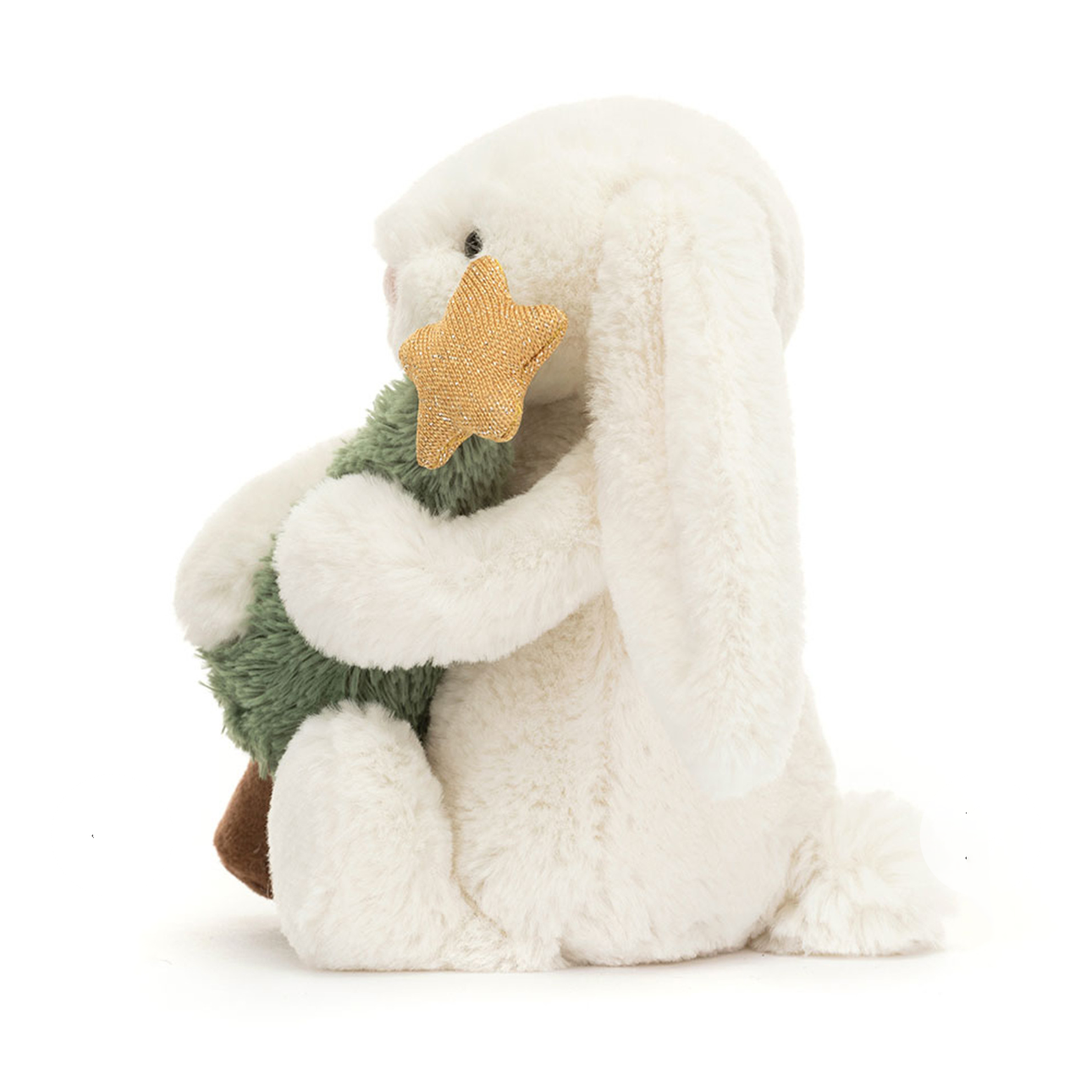 Jellycat Bashful Bunny With Christmas tree