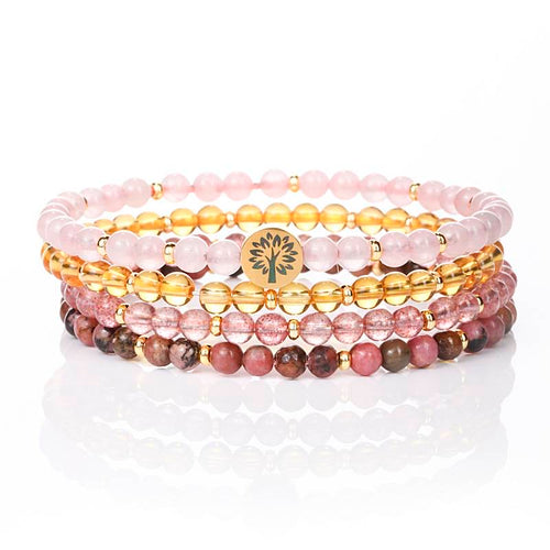 4 in 1 Power Bracelet - Dream And Brush Crystals
