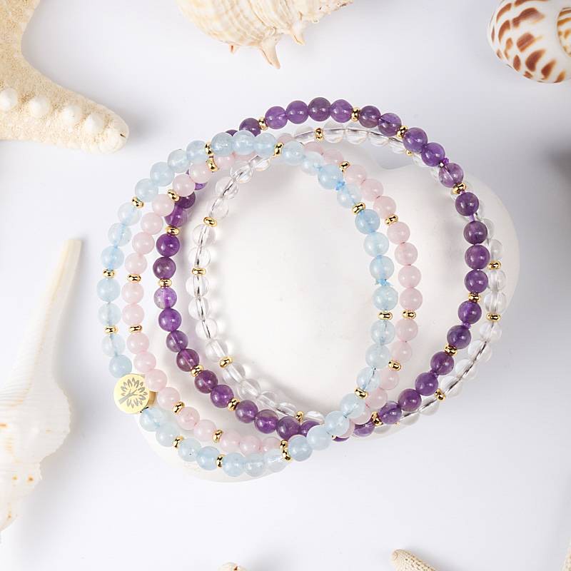 4 in 1 Power Bracelet - Dream And Brush Crystals