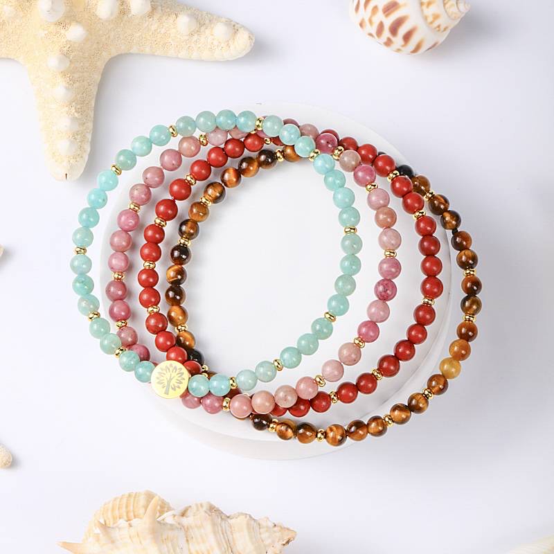 4 in 1 Power Bracelet - Dream And Brush Crystals