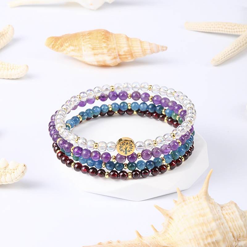 4 in 1 Power Bracelet - Dream And Brush Crystals