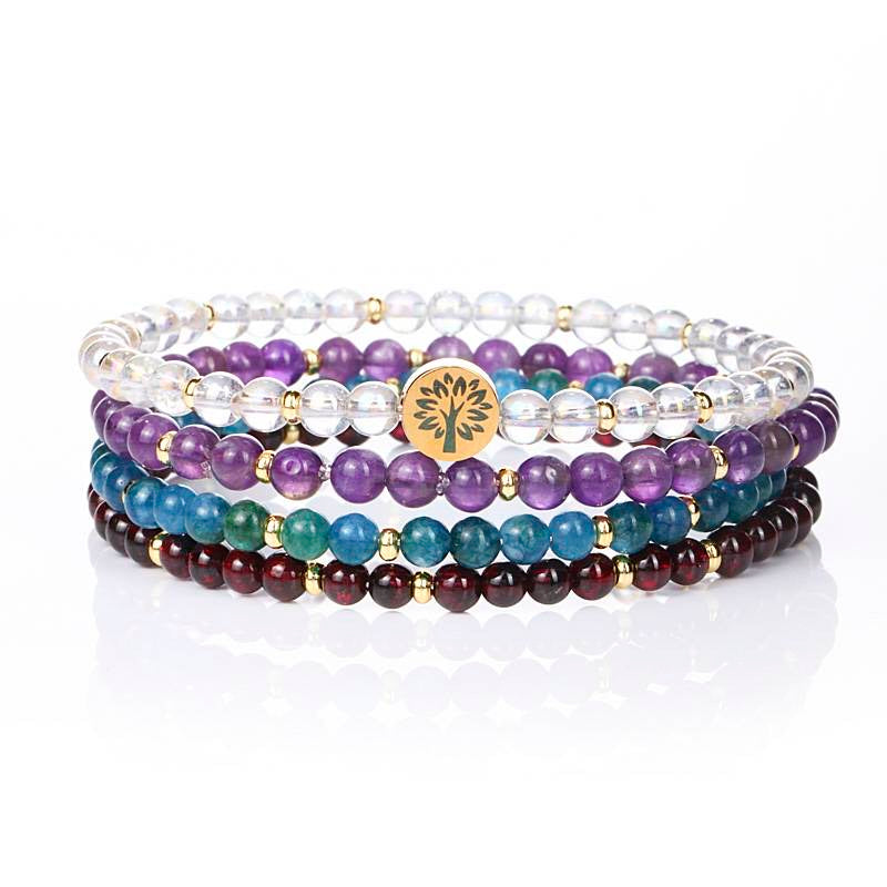 4 in 1 Power Bracelet - Dream And Brush Crystals
