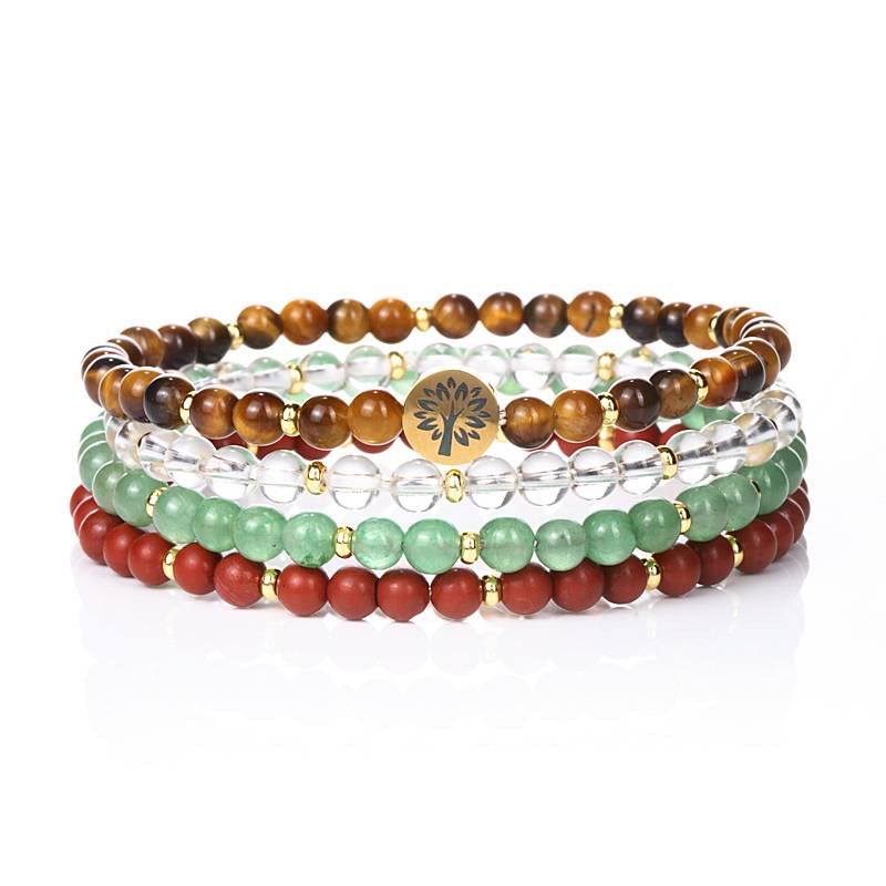 4 in 1 Power Bracelet - Dream And Brush Crystals