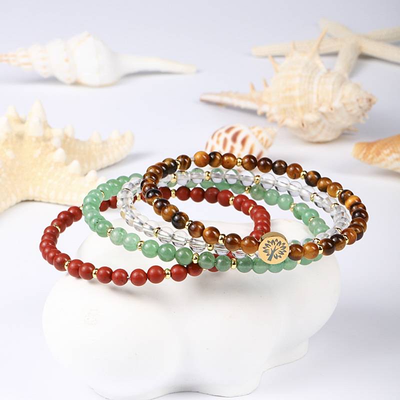 4 in 1 Power Bracelet - Dream And Brush Crystals