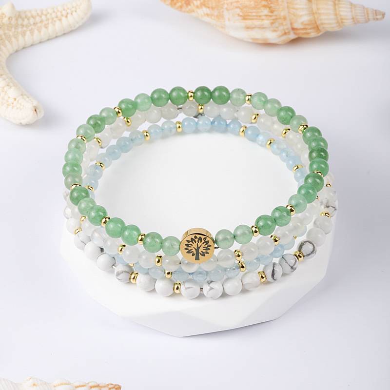 4 in 1 Power Bracelet - Dream And Brush Crystals