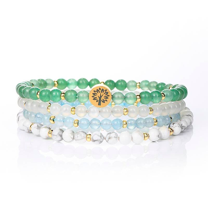 4 in 1 Power Bracelet - Dream And Brush Crystals