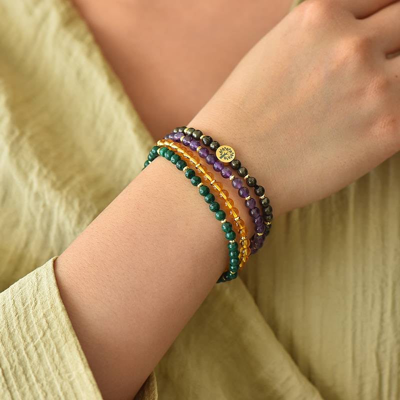 4 in 1 Power Bracelet - Dream And Brush Crystals