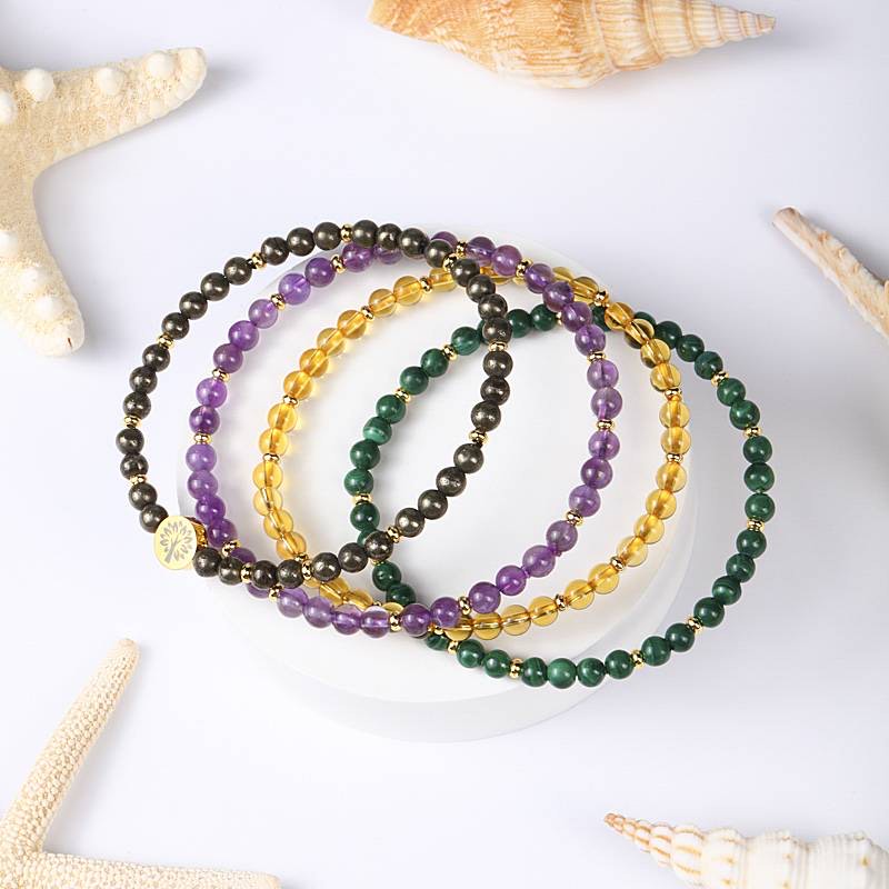 4 in 1 Power Bracelet - Dream And Brush Crystals
