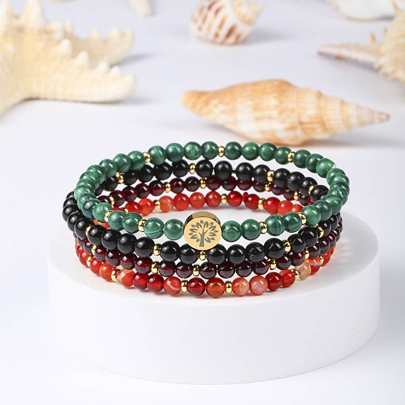 4 in 1 Power Bracelet - Dream And Brush Crystals