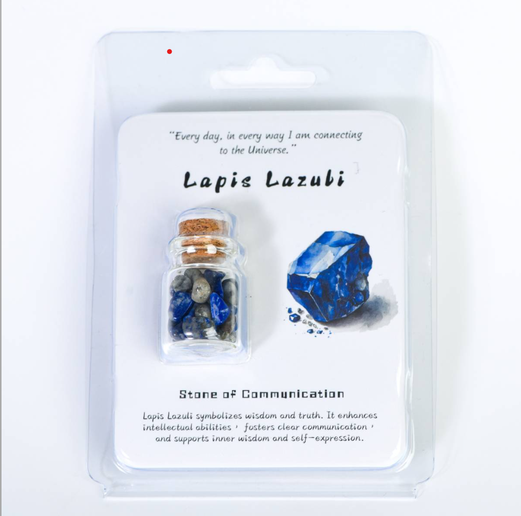 Portable Magical Crystal Wishing Bottle with cards - Dream And Brush Crystals