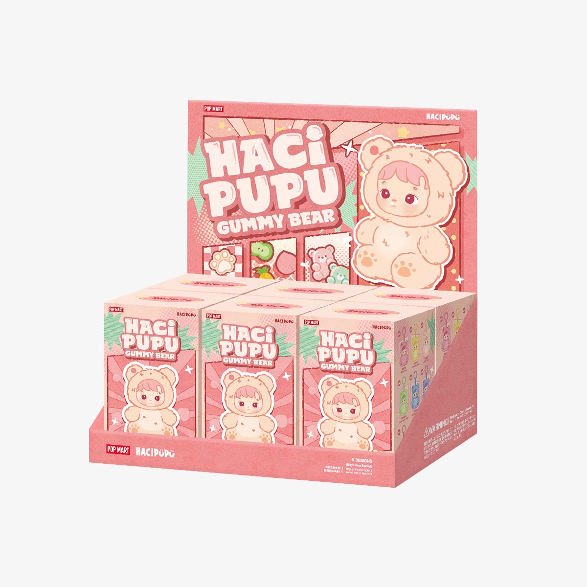 HACIPUPU Gummy Bear Series - Vinyl Plush Pendant